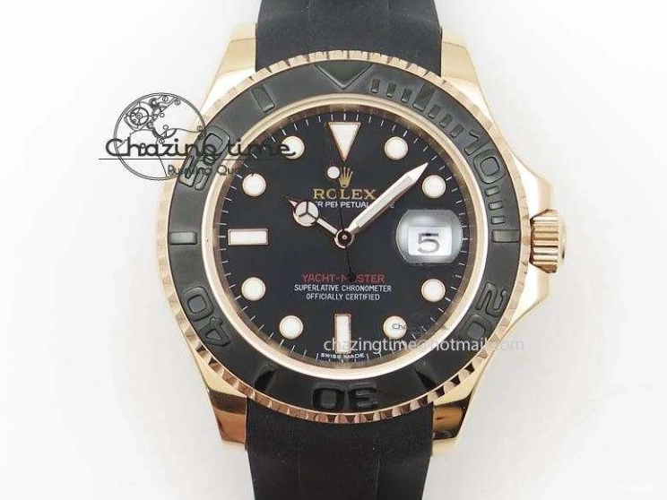 SS A2836 Dial Brown VRF Bracelet Best on SS RG 1:1 Yacht-Master 116621 Edition 0126